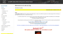 Desktop Screenshot of clap-tarare.fr